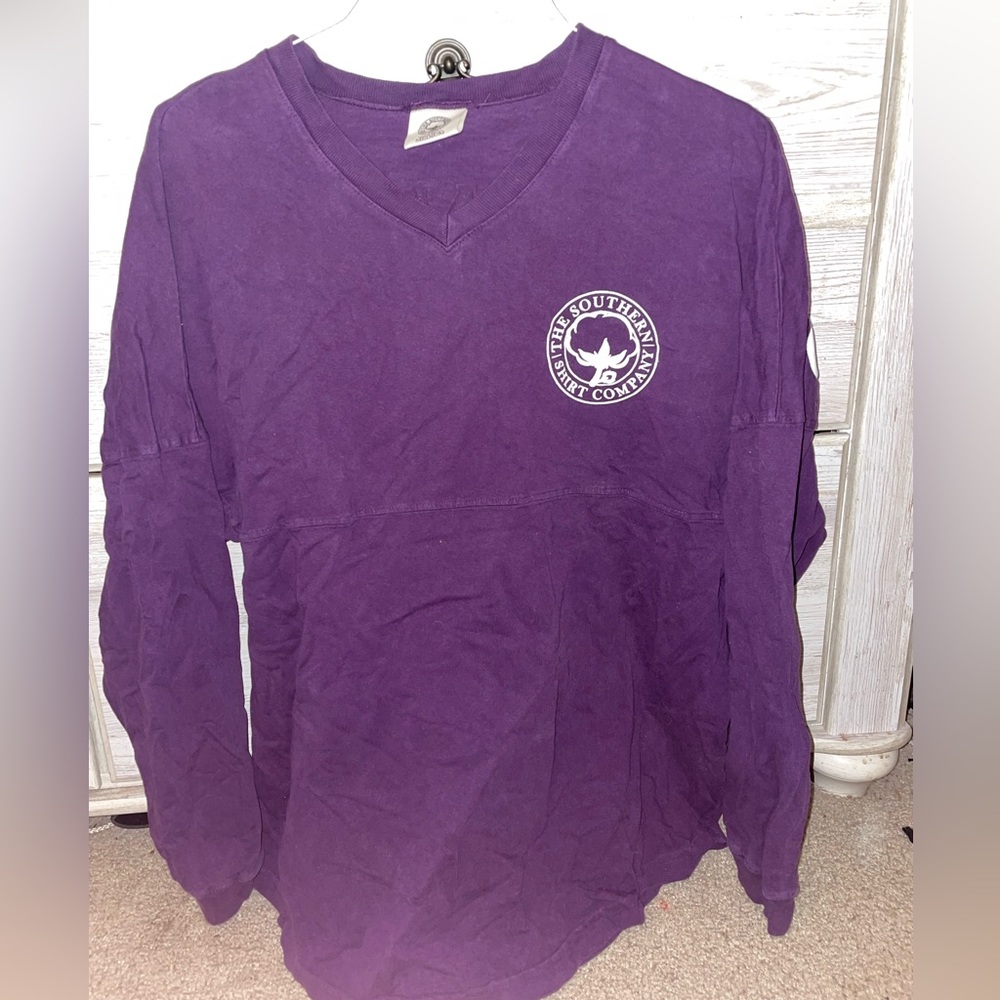 The southern shirt company women’s purple long sleeve shirt